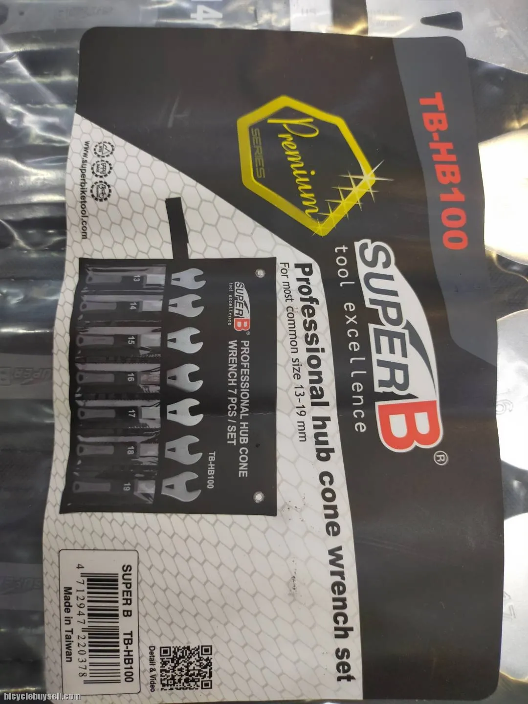 SUPER B HUB CONE WRENCH SET PREMIUM SET - LAST SET CLEARANCE