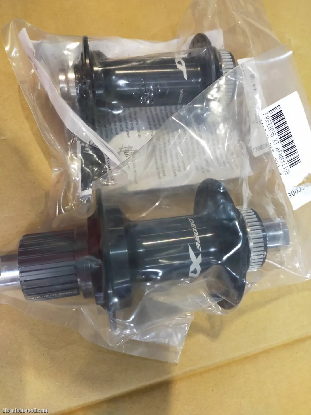 SHIMANO DEORE XT HUBSET WITH MICROSPLINE Y2021 LAST UNIT CLEARANCE