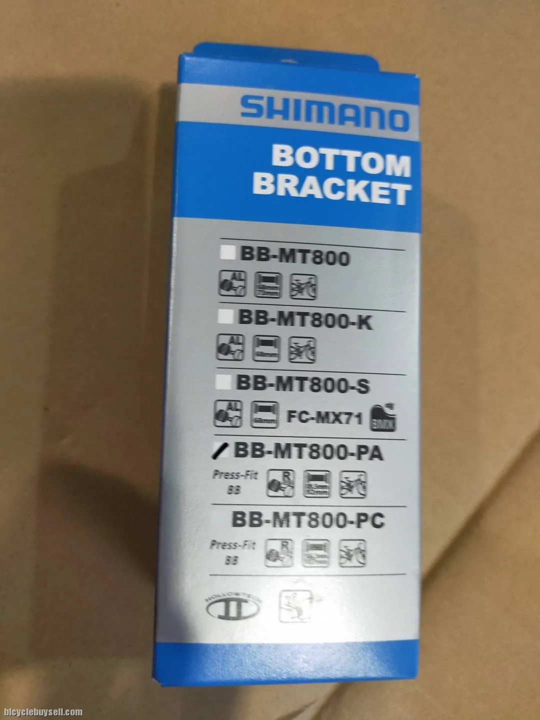 SHIMANO MT800 BOTTOM BRACKET PRESSFIT 89.5/92MM - GENUINE PART LAST UNIT CLEARANCE