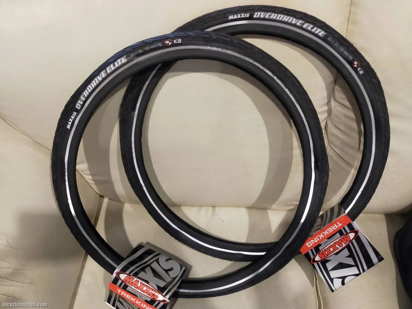 MAXXIS OVERDRIVE ELITE 20X1.35 WITH K2 PROTECTION SHIELD - LAST PAIR CLEARANCE SALES