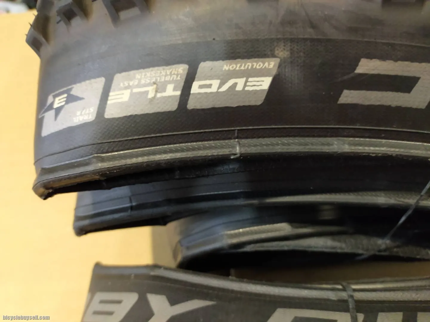 SCHWALBE NOBBY NIC 27.5X2.25+2.35 (PAIR) LAST PAIR CLEARANCE WITH TUBELESS EASY EVO STAR PACE COMPOU