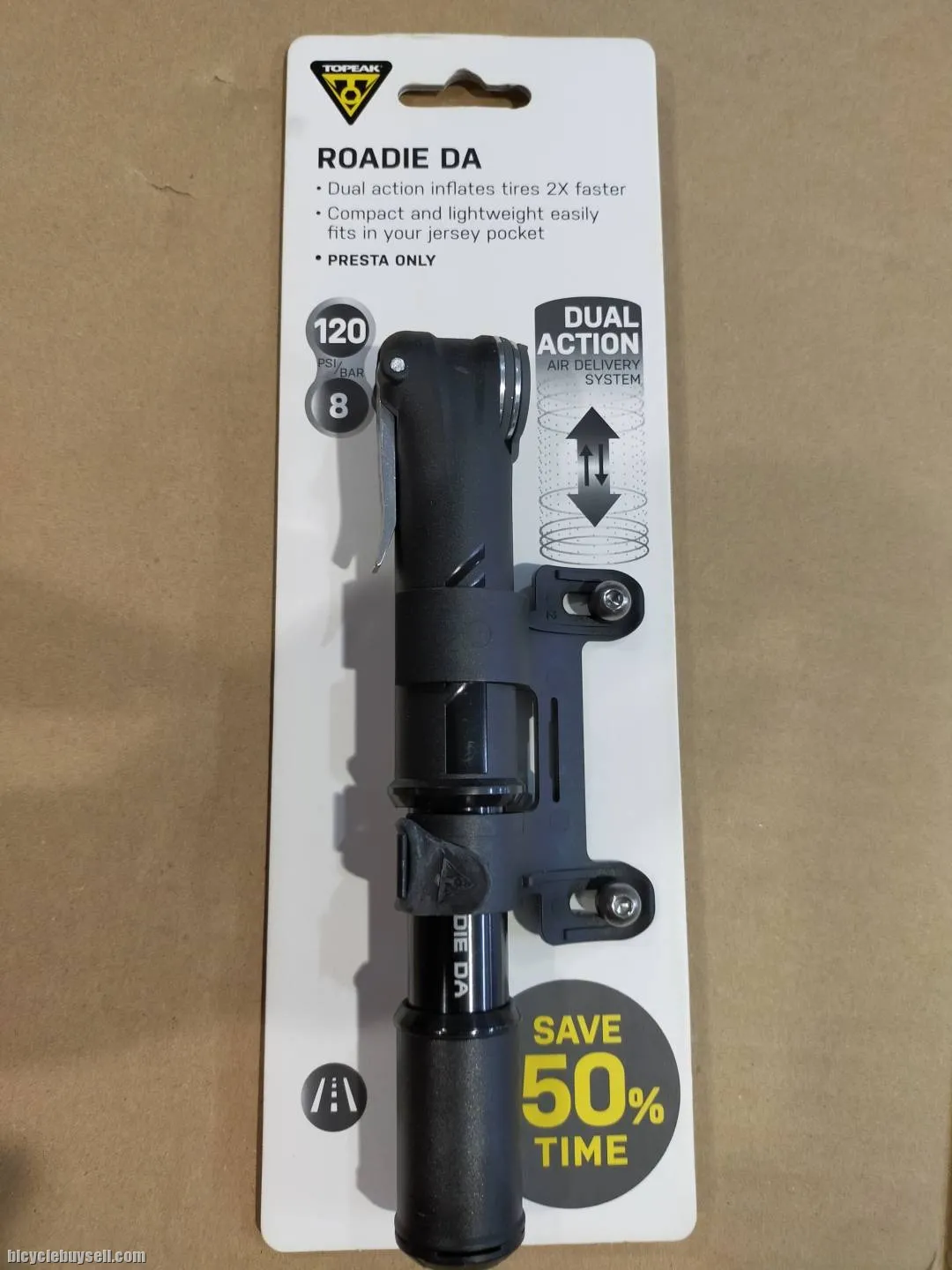 TOPEAK ROADIE DA PUMP - LAST UNIT CLEARANCE GUARANTEED GENUINE TOPEAK PRODUCT