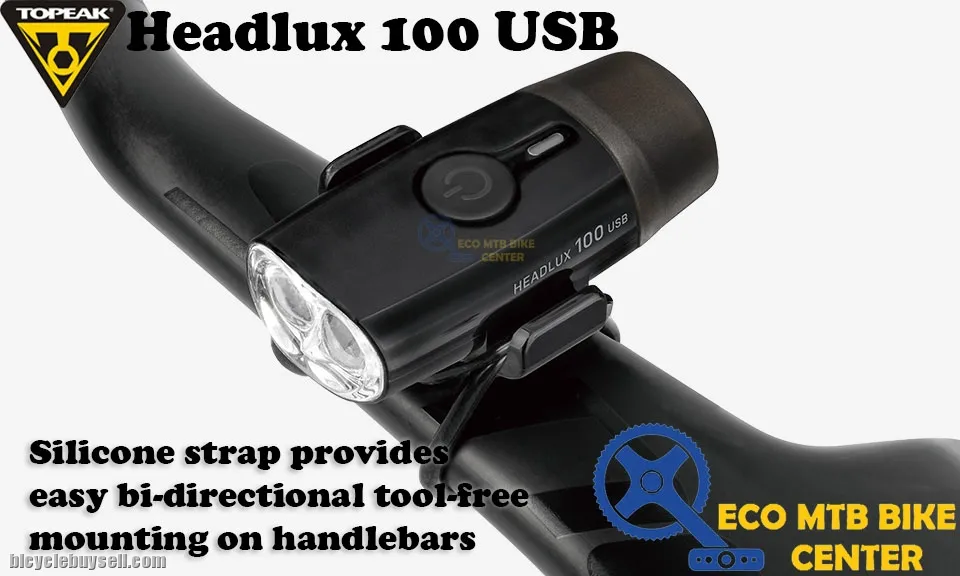 TOPEAK Light Headlux 100 USB Lumen