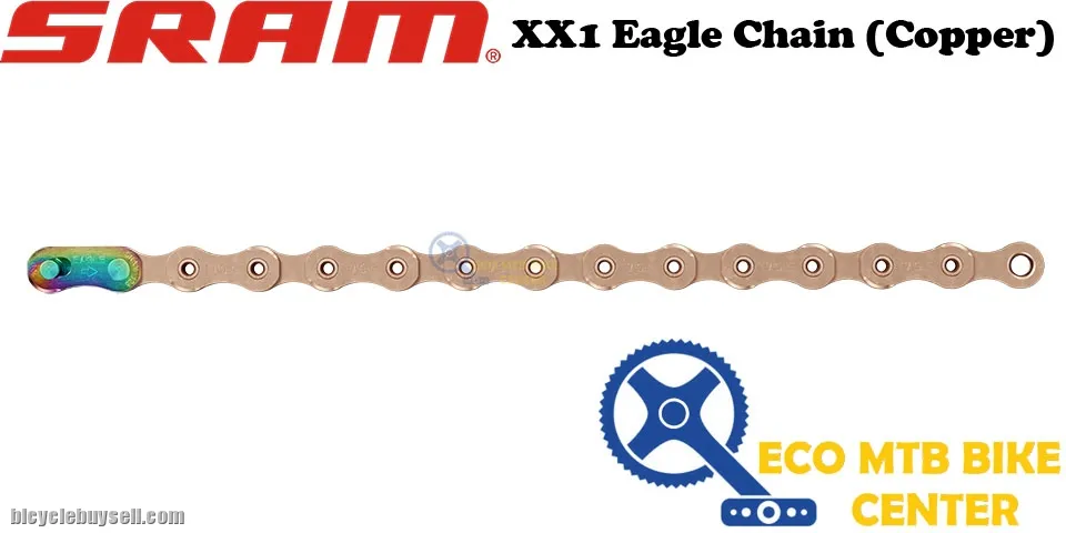 SRAM XX1 Eagle Chain (Copper) Hollowpin 126L Powerlock 12spd