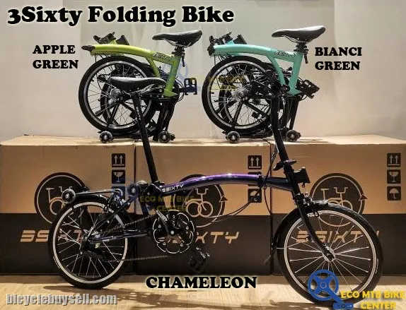3Sixty Folding Bike 16" TRI FOLD M3 S-Bar