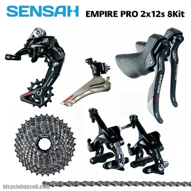 SENSAH EMPIRE PRO GROUPSET 2 x12s Speed Road Bike - 24s 12 Cassette/ SRAM Shifter/ RD/ FD/ Chain