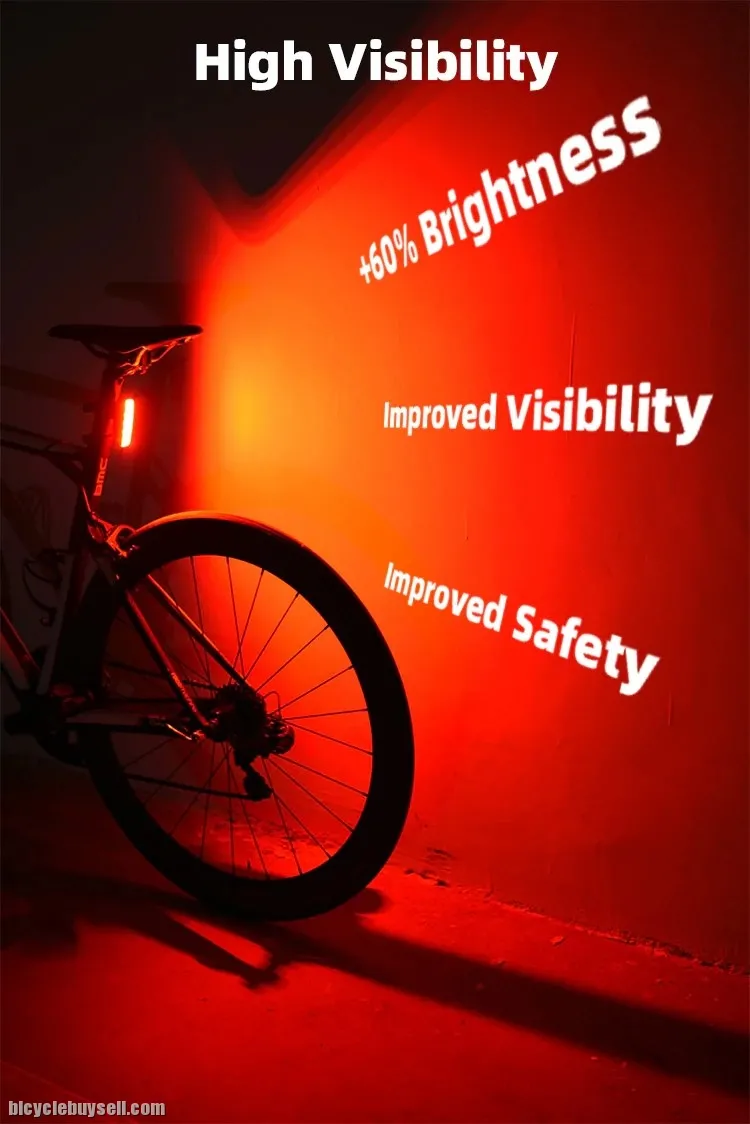 NEW XlitET Auto Start Stop Brake Sensing Flashlight For Bicycle Rear Light LED Cycling XlIte