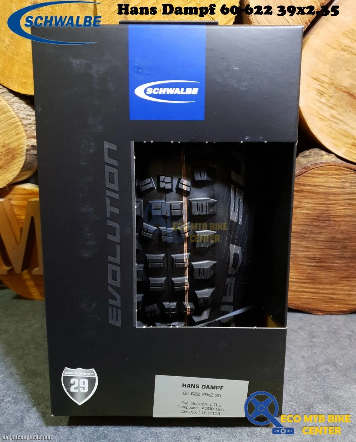 SCHWALBE Tires Hans Dampf 60-622, Folding 29 x 2.35