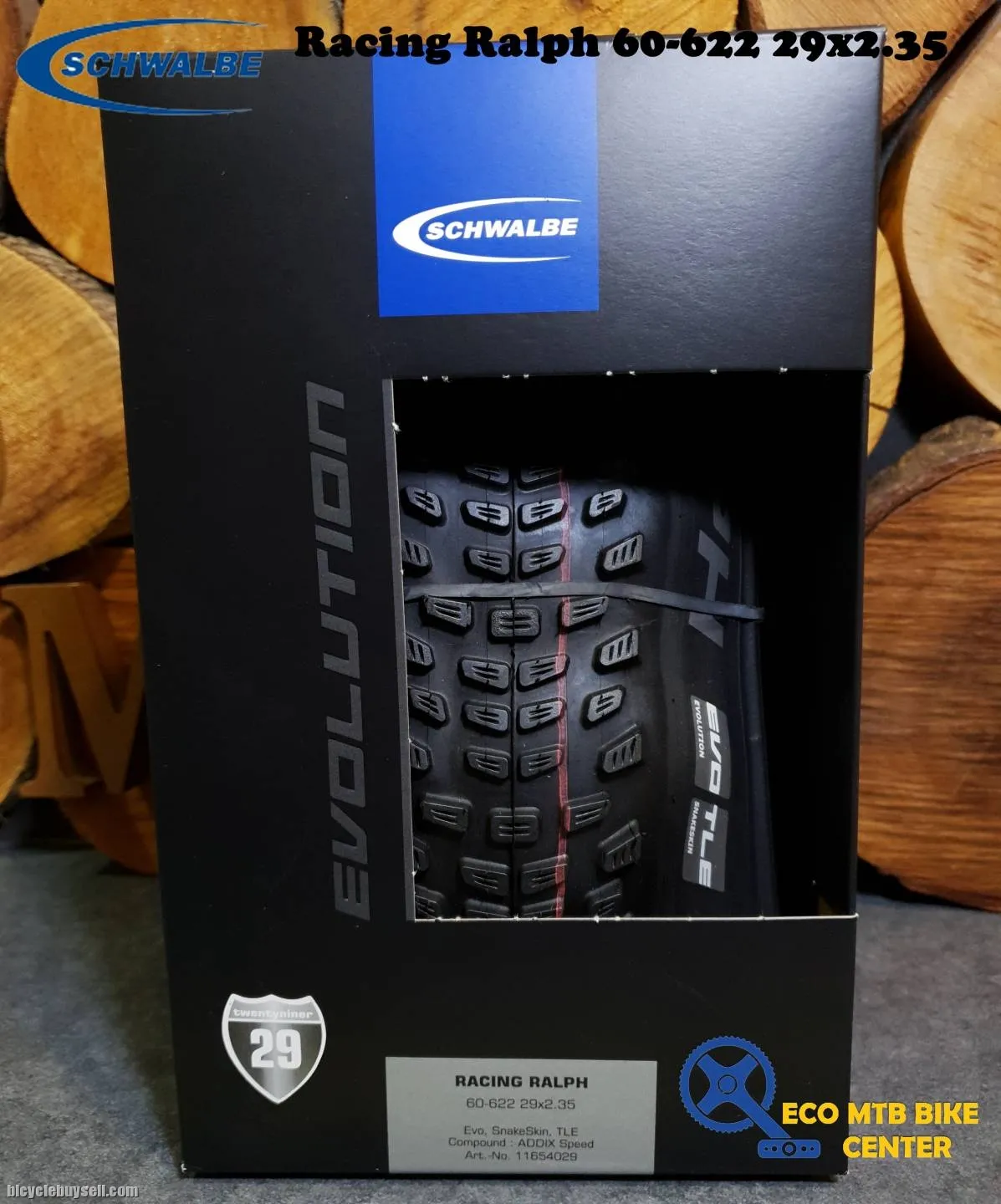 SCHWALBE Tires Racing Ralph 60-622 Evo SS TLE Addix Speed, Folding 29x2.35