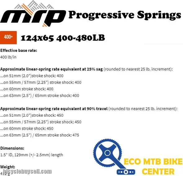 MRP Shocks Premium Progressive Springs