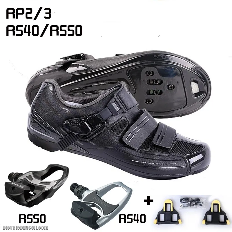 Shimano RP3 Shoes SH-RP300 Black White road cycling shoe clipless