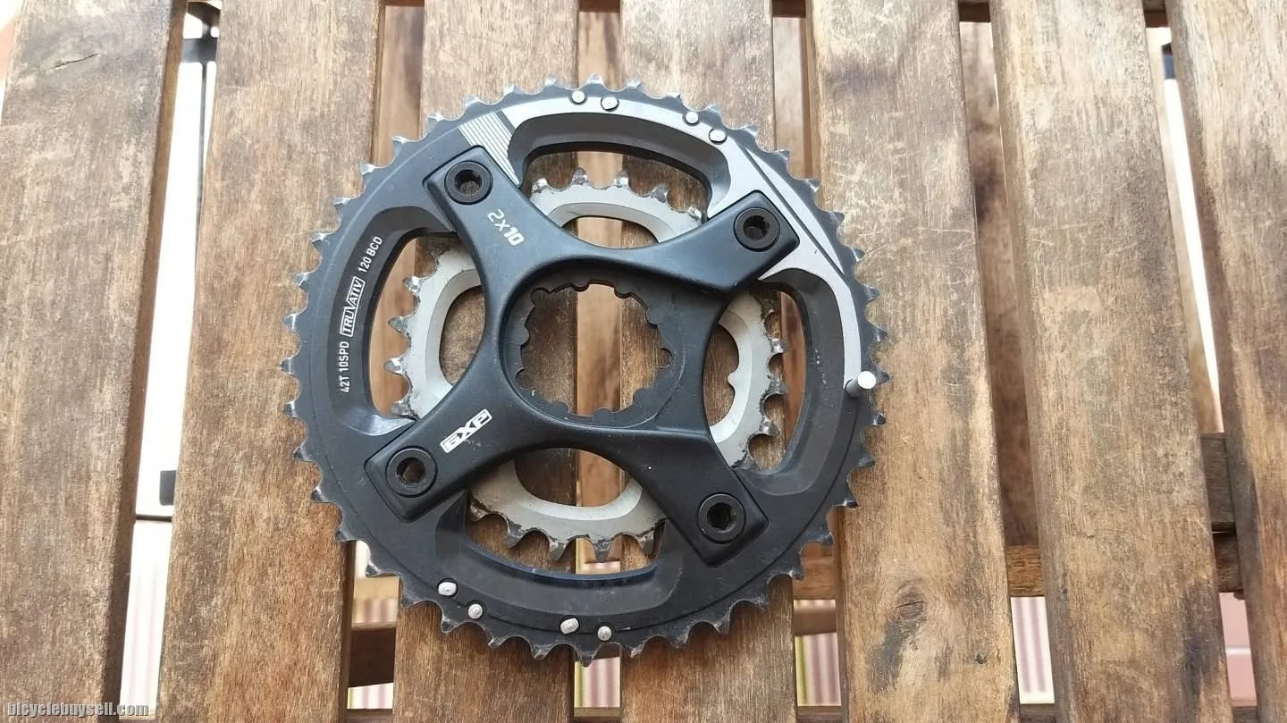 SRAM X9 Direct Mount Chainring Spider (with 42t and 28t Chainring)