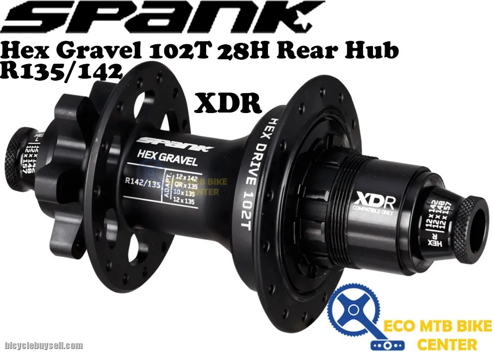 SPANK Rear Hub Hex Gravel 102T 28H
