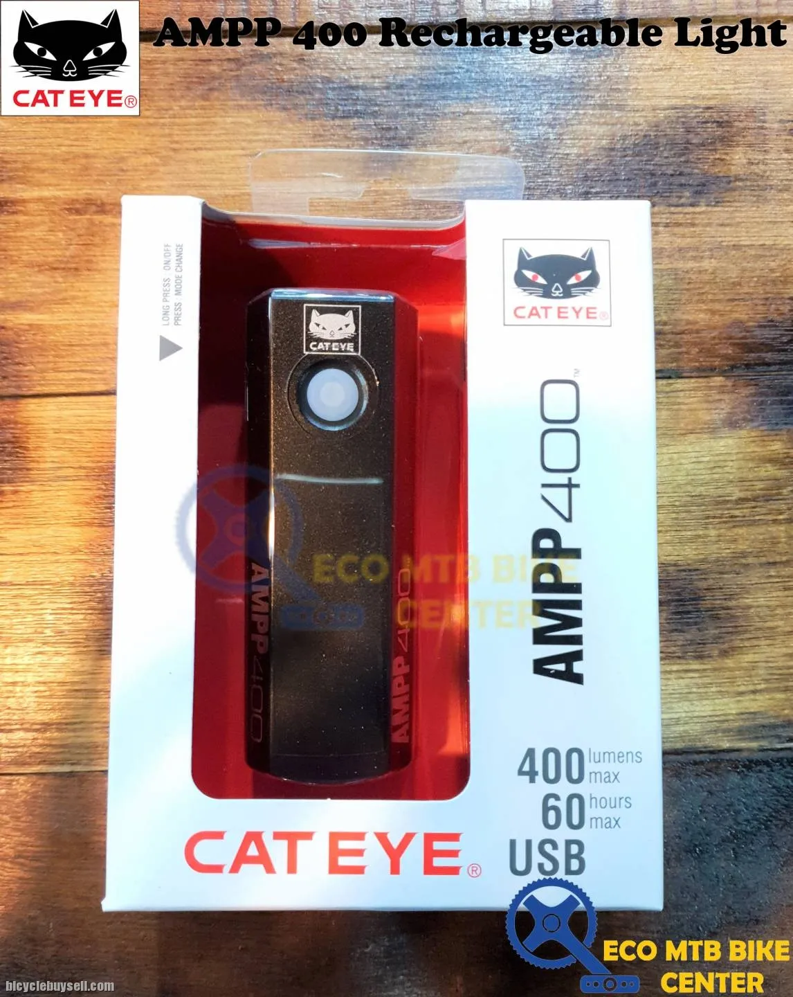 CAT EYE AMPP 400 Rechargeable Light