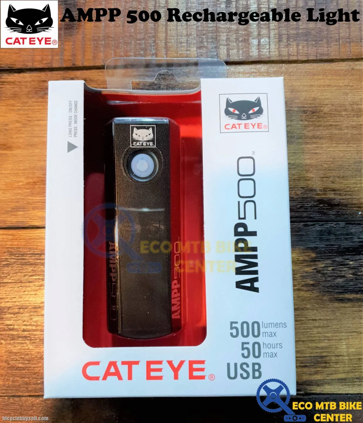 CAT EYE AMPP 500 Rechargeable Light