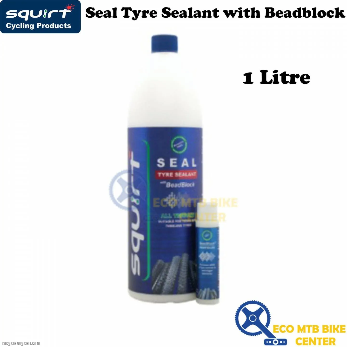 SQUIRT Seal Tyre Sealant with Beadblock 150ml/1L