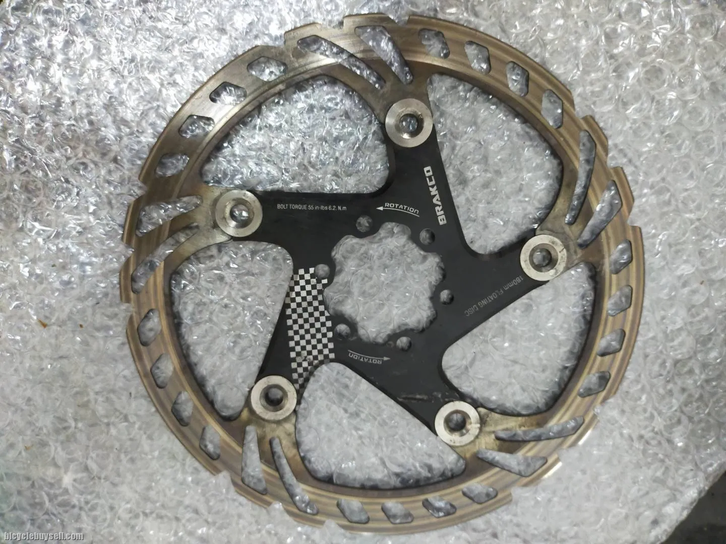 BRAKCO ROTOR 180MM ROTOR USED LESS THAN 3 MONTHS
