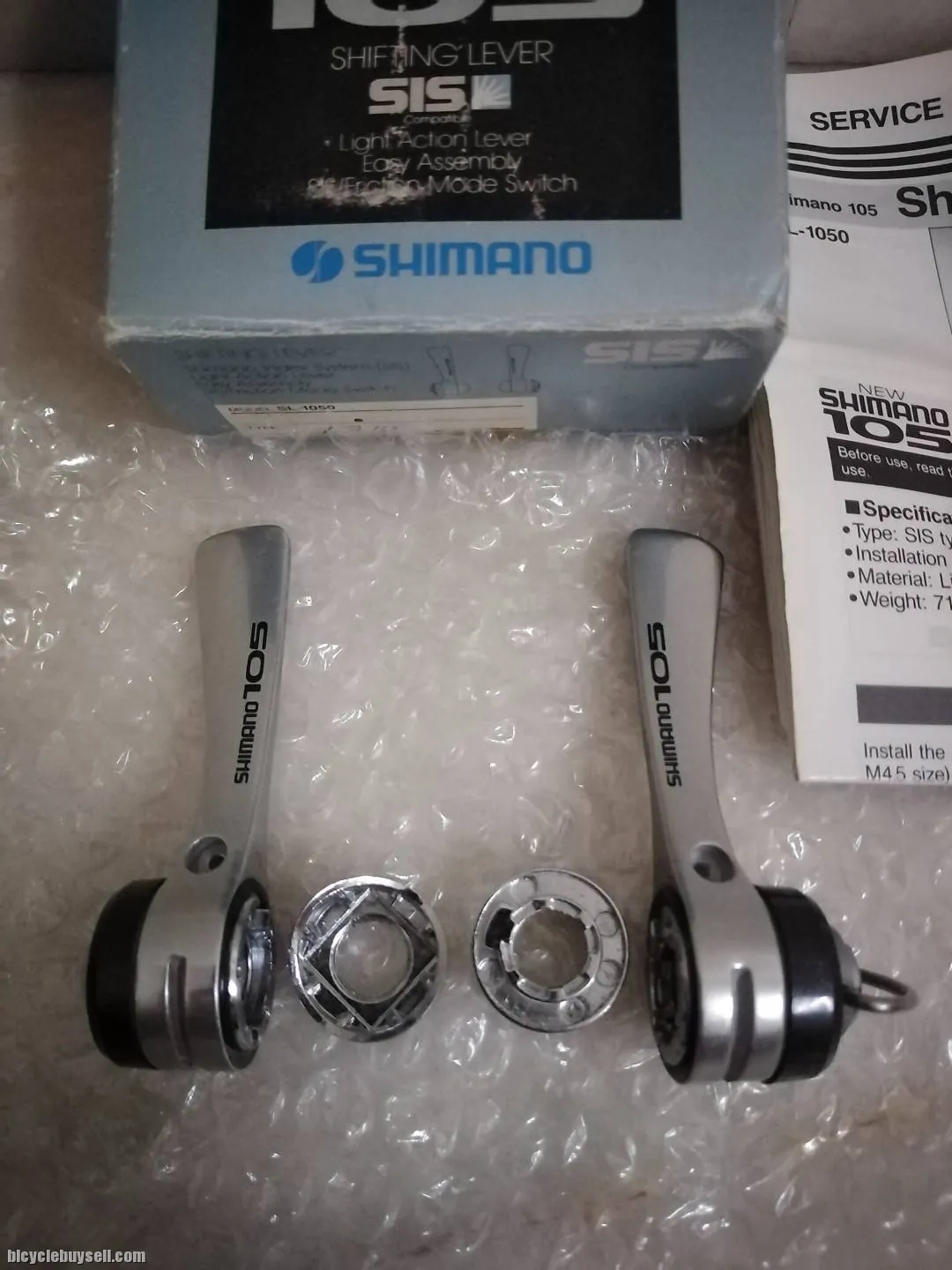 Shimano 105 Downtube Shifter 6 Speed Indexing Nos