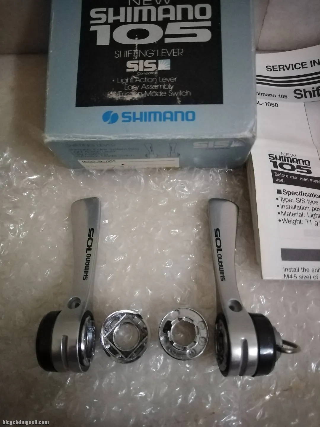 Shimano 105 Downtube Shifter 6 Speed Indexing Nos