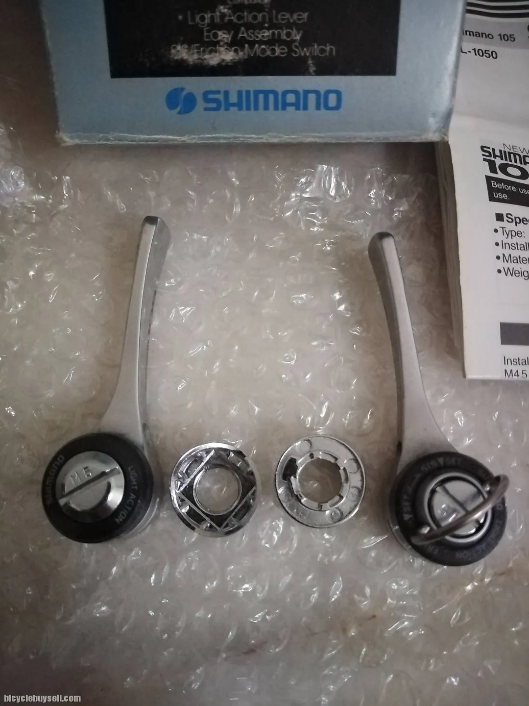 Shimano 105 Downtube Shifter 6 Speed Indexing Nos