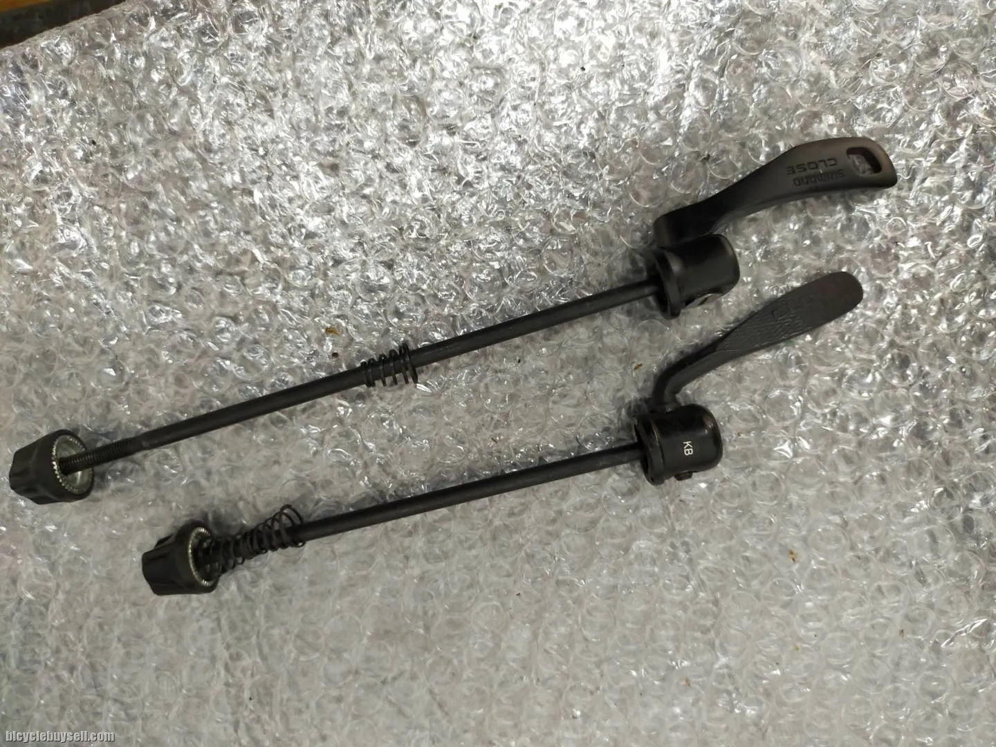 SHIMANO SKEWER PAIR - USED LESS THAN 1 MONTH