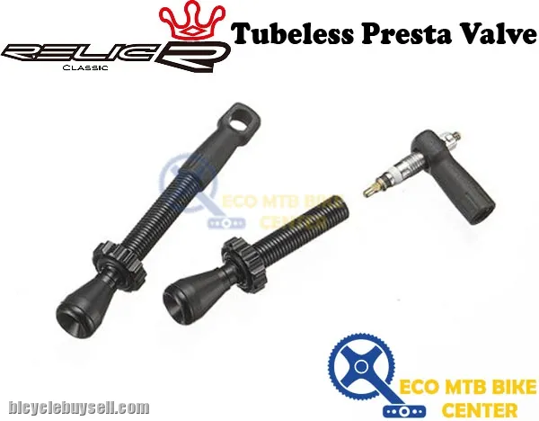 RELIC Tubeless Presta Valve