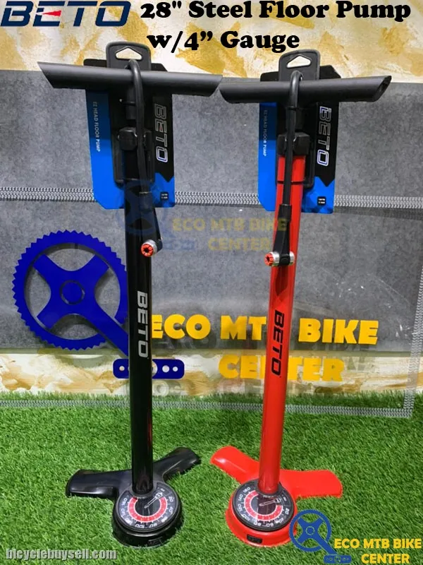 BETO 28" Steel Floor Pump w/4â€ Gauge (CMP-173SG9)