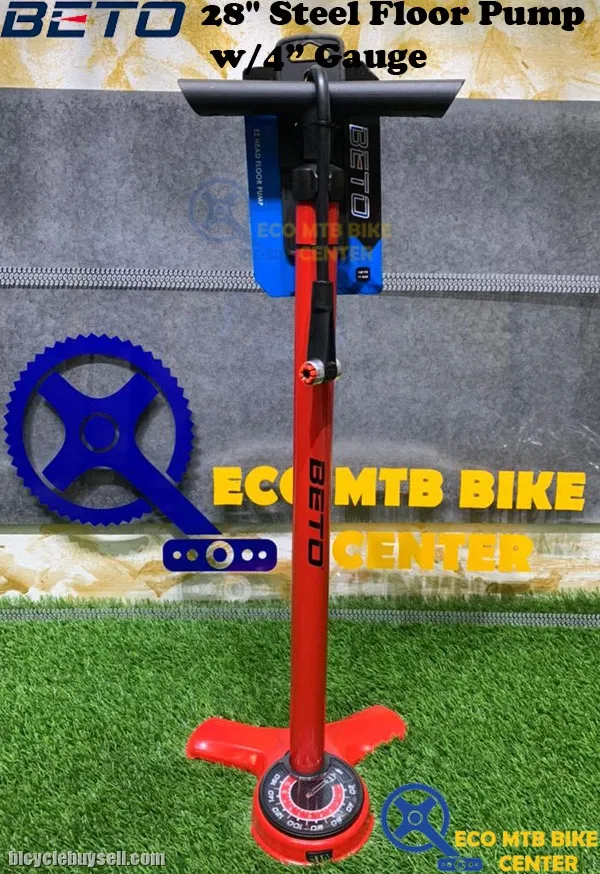 BETO 28" Steel Floor Pump w/4â€ Gauge (CMP-173SG9)