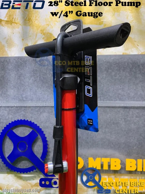 BETO 28" Steel Floor Pump w/4â€ Gauge (CMP-173SG9)