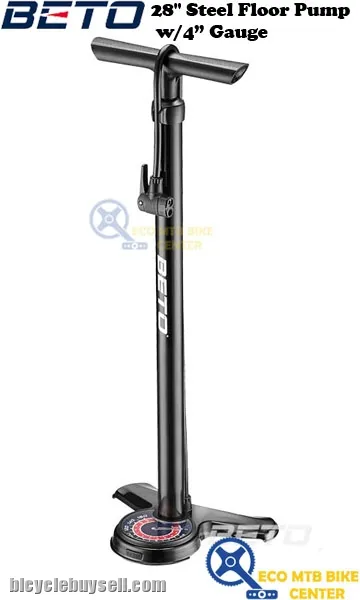 BETO 28" Steel Floor Pump w/4â€ Gauge (CMP-173SG9)