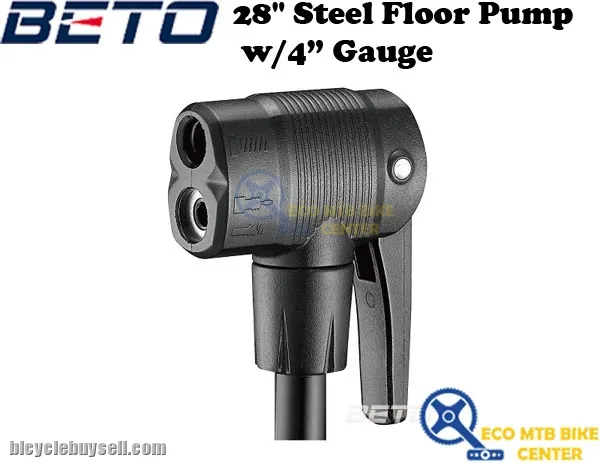 BETO 28" Steel Floor Pump w/4â€ Gauge (CMP-173SG9)