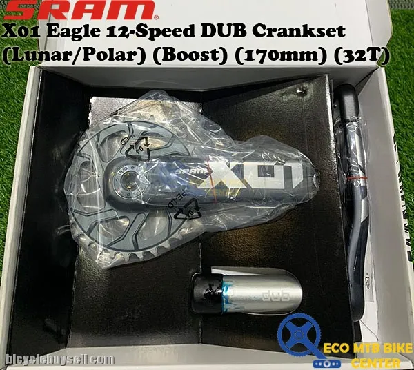 SRAM X01 Eagle 12-Speed DUB Crankset (Lunar/Polar) (Boost) (170mm) (32T)