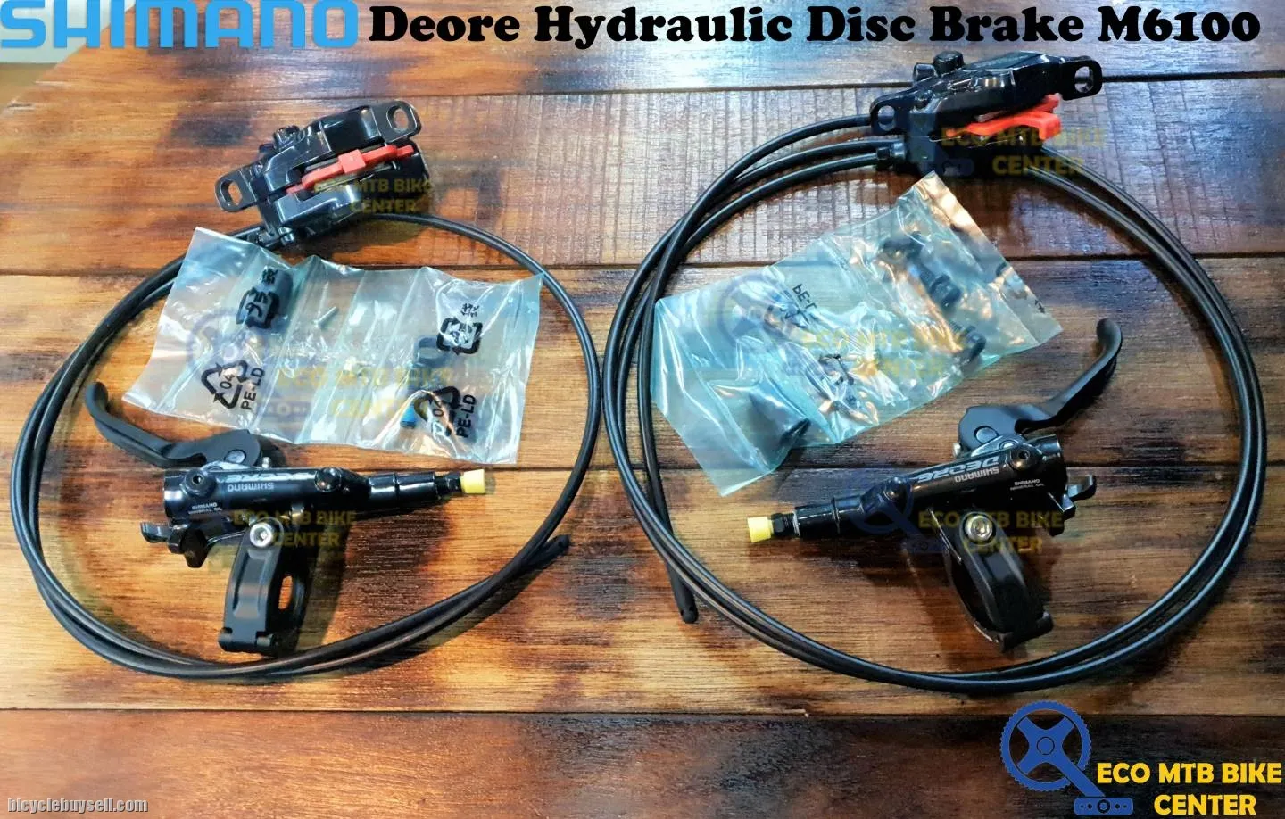 SHIMANO Deore M6100 12s Hydraulic Disc Brake Set BL-M6100 + BR-M6100