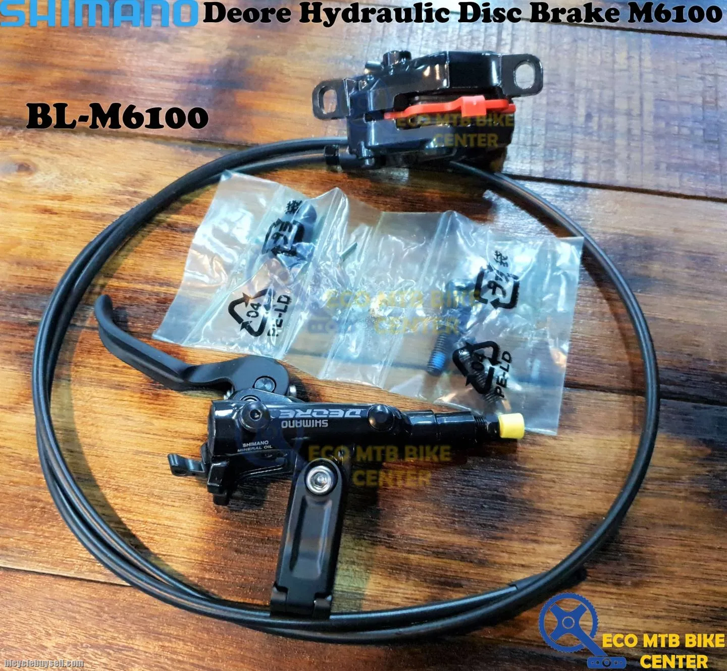 SHIMANO Deore M6100 12s Hydraulic Disc Brake Set BL-M6100 + BR-M6100