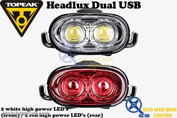 TOPEAK Headlux Dual USB Light