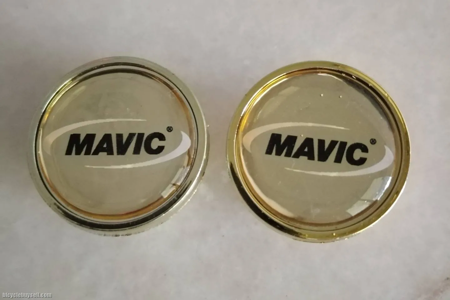 Handlebar Bartapes End Plugs Mavic Gold