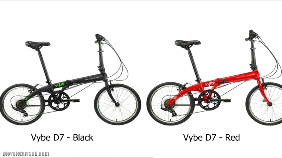 DAHON VYDE D7 20"FOLDING BIKW 7 SPEED