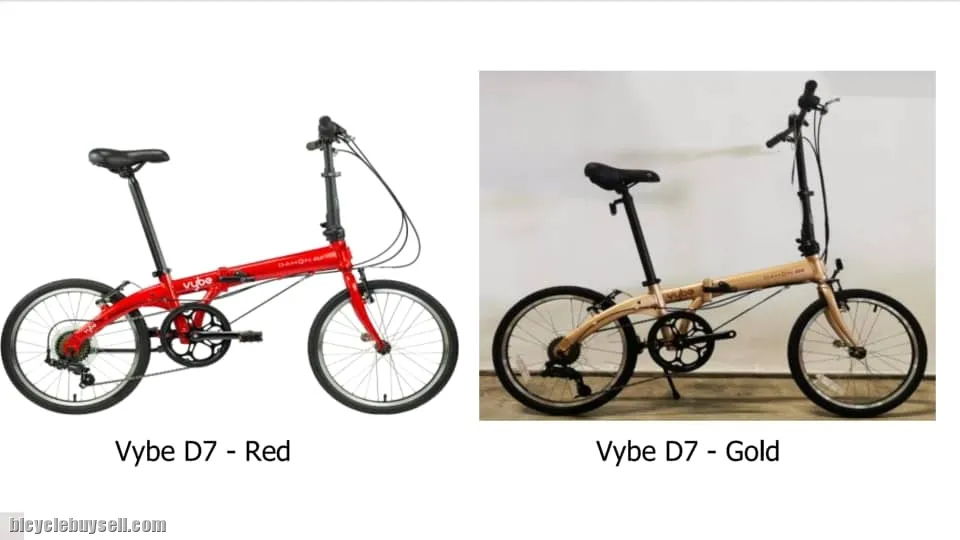 DAHON VYDE D7 20"FOLDING BIKW 7 SPEED