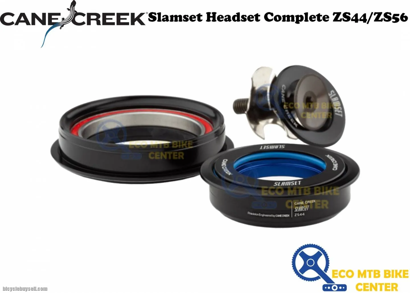 CANE CREEK Slamset Headset Complete - ZS44/ZS56 Black BAA1104K
