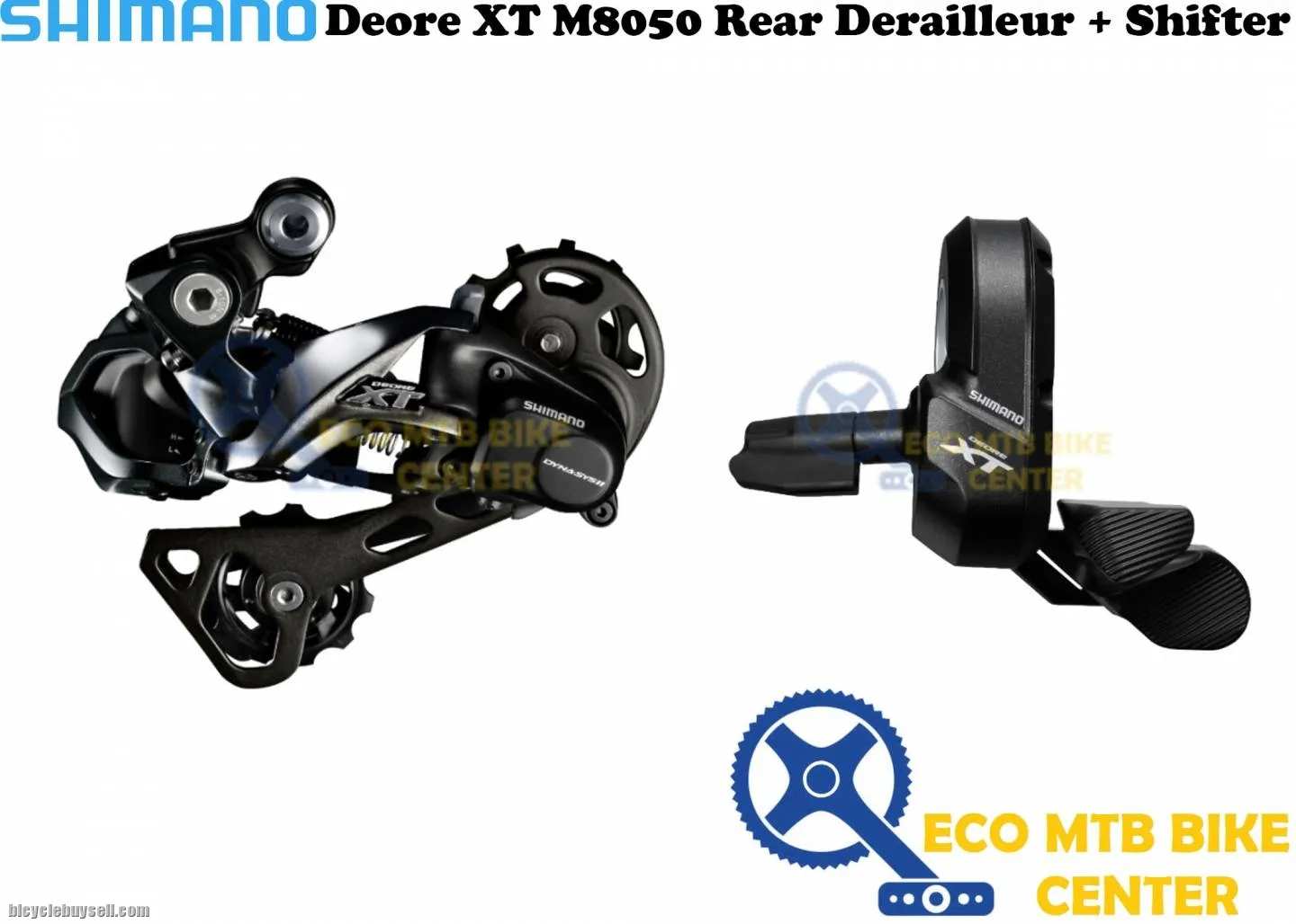 SHIMANO Deore XT M8050 Di2 Rear Derailleur + Shifter