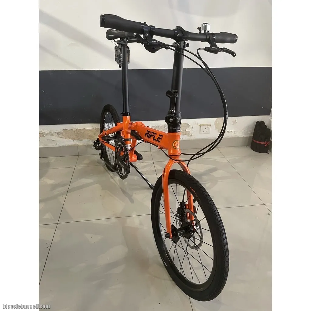 RIFLE LIGHT FOLDING BIKE PRESTIGE QUALITY DISC BRAKE 9SPEED - CLEARANCE SALES