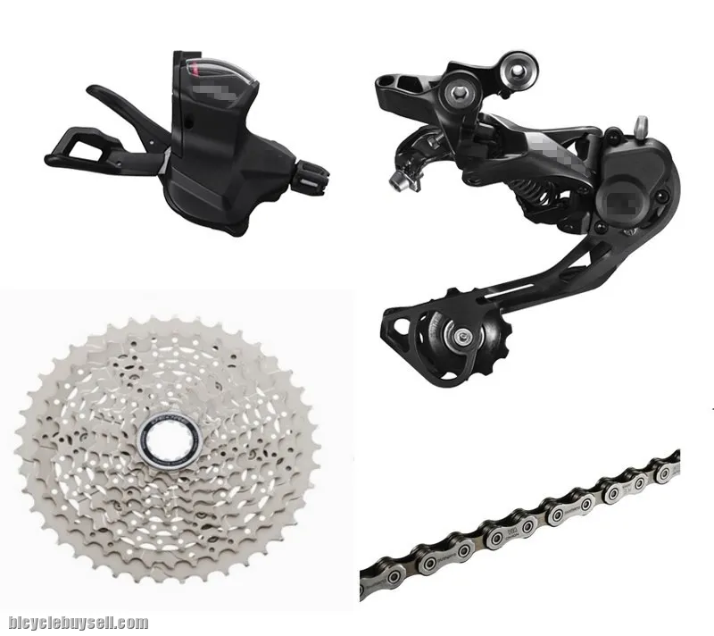 SHIMANO DEORE M4100 Groupset MTB Bike 1x10-Speed 11-42T 11-46T Shifter Rear Derailleur Cassette Grou
