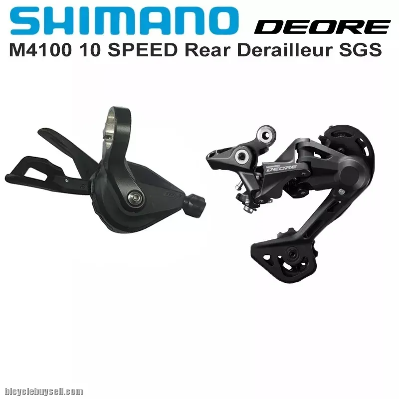 SHIMANO DEORE M4100 Groupset MTB Bike 1x10-Speed 11-42T 11-46T Shifter Rear Derailleur Cassette Grou