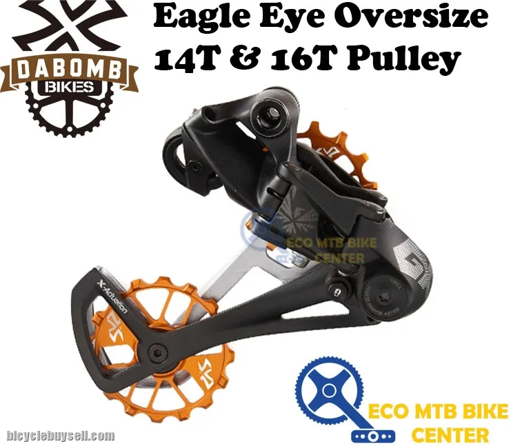DA BOMB Eagle Eye Oversize 14T &amp; 16T Pulley
