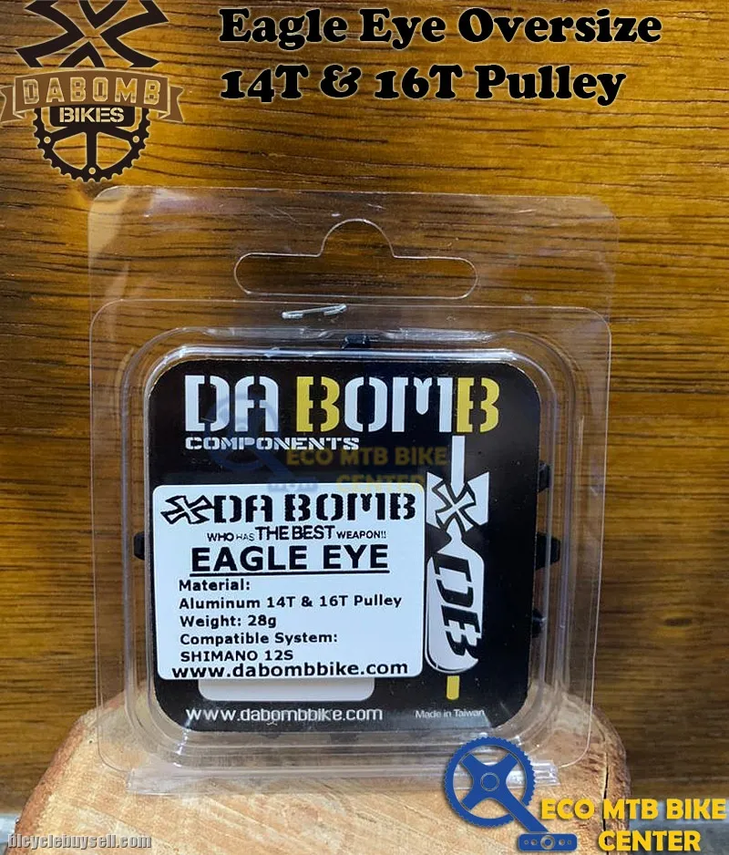 DA BOMB Eagle Eye Oversize 14T &amp; 16T Pulley