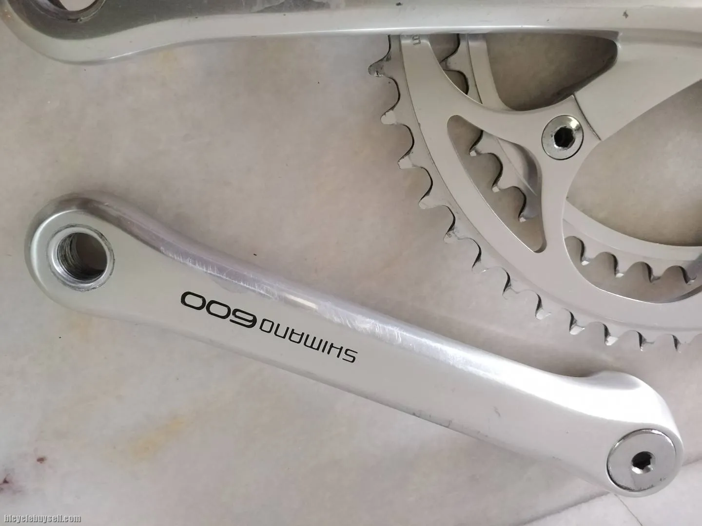 Shimano 600 model 6207 Crankset Vintage