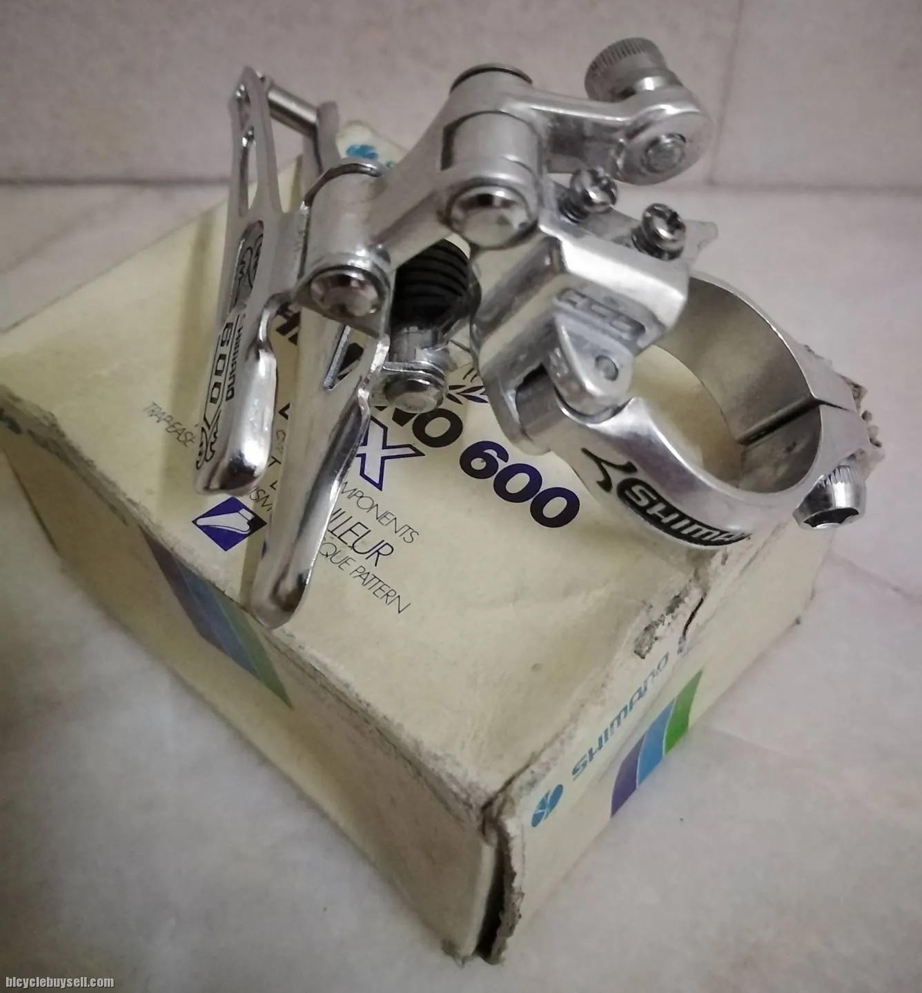 Shimano 600 Arabesque Front Derailleur Nos Vintage