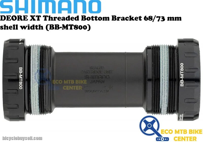 SHIMANO DEORE XT Threaded Bottom Bracket 68/73 mm shell width (BB-MT800)