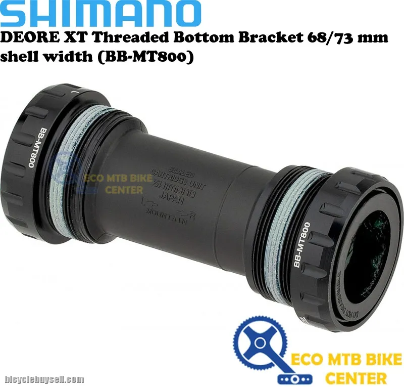 SHIMANO DEORE XT Threaded Bottom Bracket 68/73 mm shell width (BB-MT800)