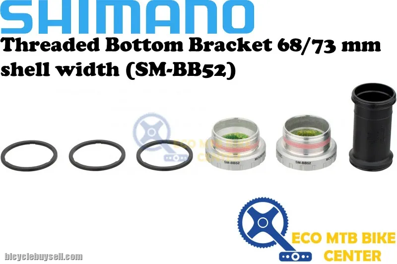 SHIMANO Threaded Bottom Bracket 68/73 mm shell width (SM-BB52)